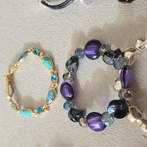 MONET, LIZ CLAIBORNE, ETC. FASHION JEWELRY BRACELETS BUNDLE 14 PIECES - Picture 6 of 16